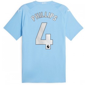 Camisolas Manchester City 2023-24 Phillips 4 1º Equipamento Principal Manga Curta